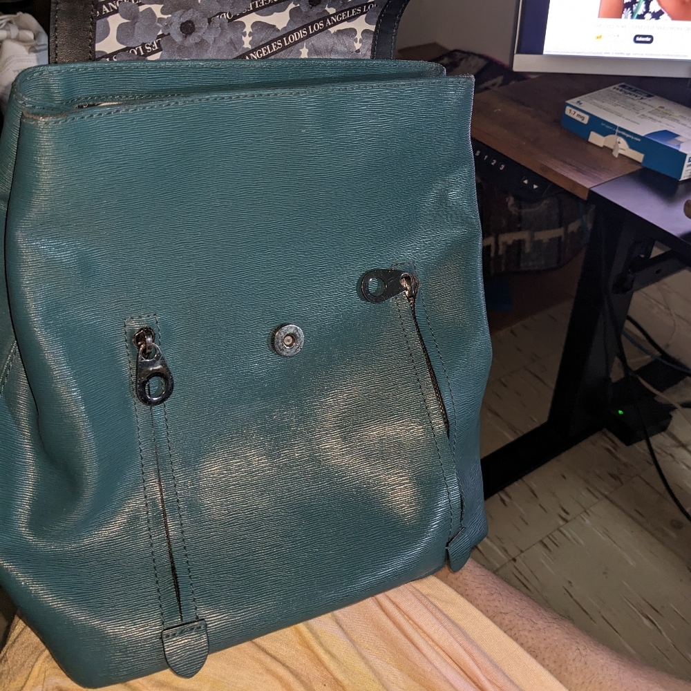Lodis Bel-Air Odie teal colored backpack - Picture 13 of 15